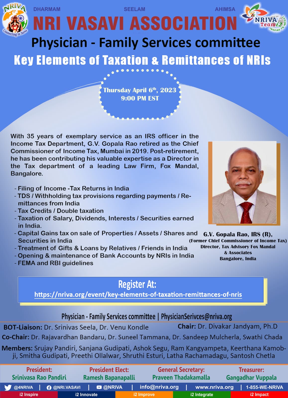 Key Elements of Taxation & Remittances of NRIs