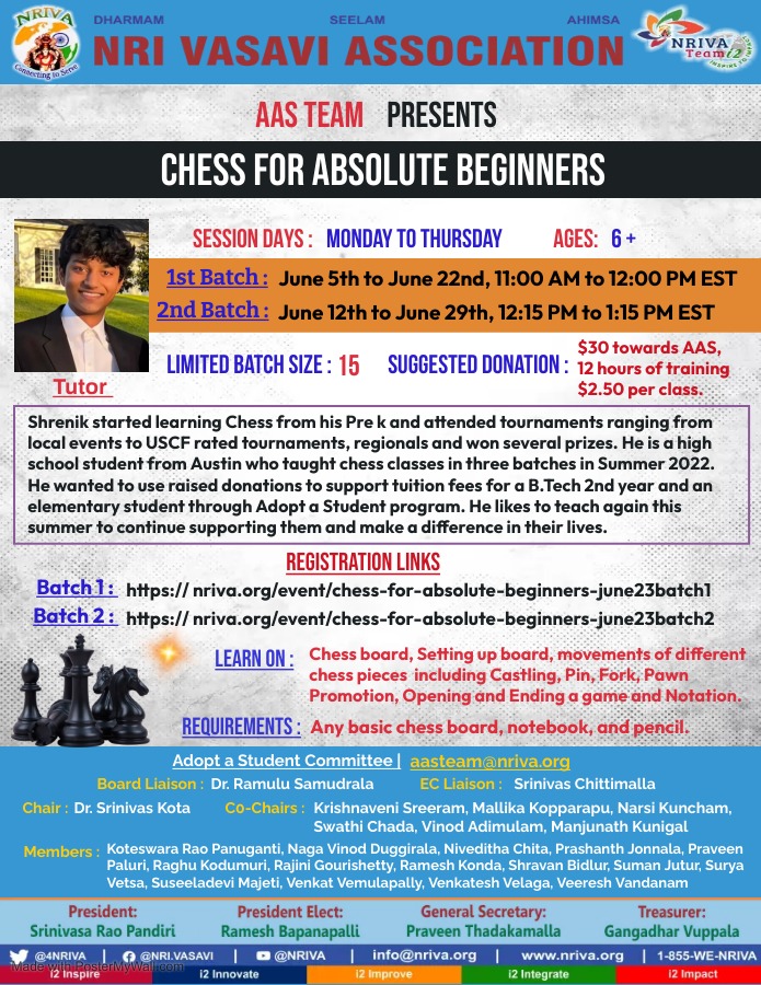 Chess for Absolute Beginners