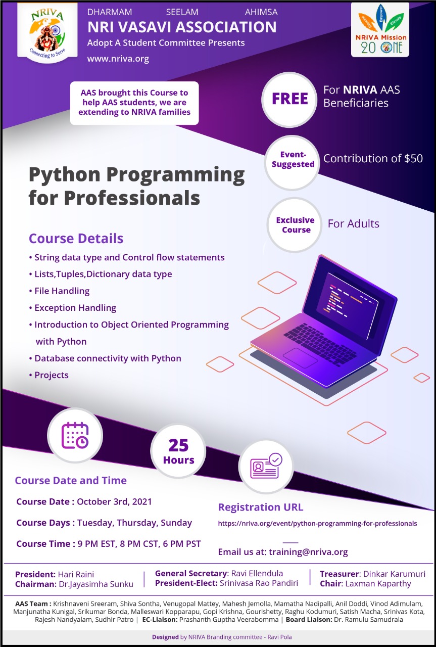 Python Programming for Professionals