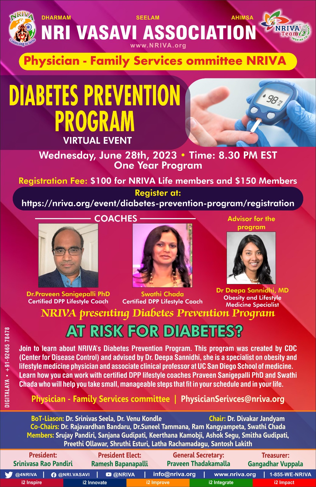 Diabetes Prevention Program- (Full year program)