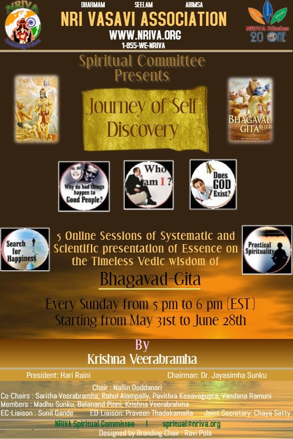 Journey of self discovery - Bhagavad Gita Essence