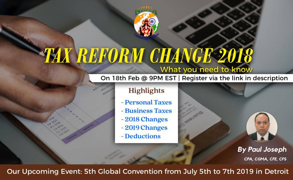 Webinar On Tax Changes